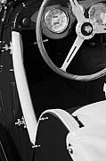 Jill Reger - 1964 Morgan 44 black and white