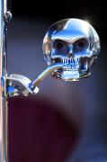 Jill Reger - Hot Rod Skull Rear View Mirror