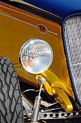 Jill Reger - Yellow and Blue Hot Rod Headlight